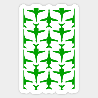 Rockwell B-1 Lancer - Green & White Pattern Unswept Design Sticker